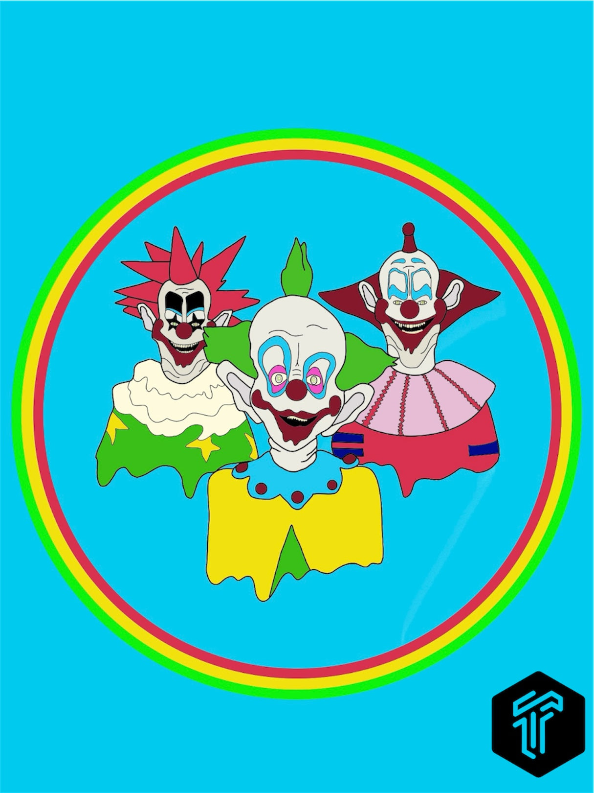 Trippy Killer Klowns Print