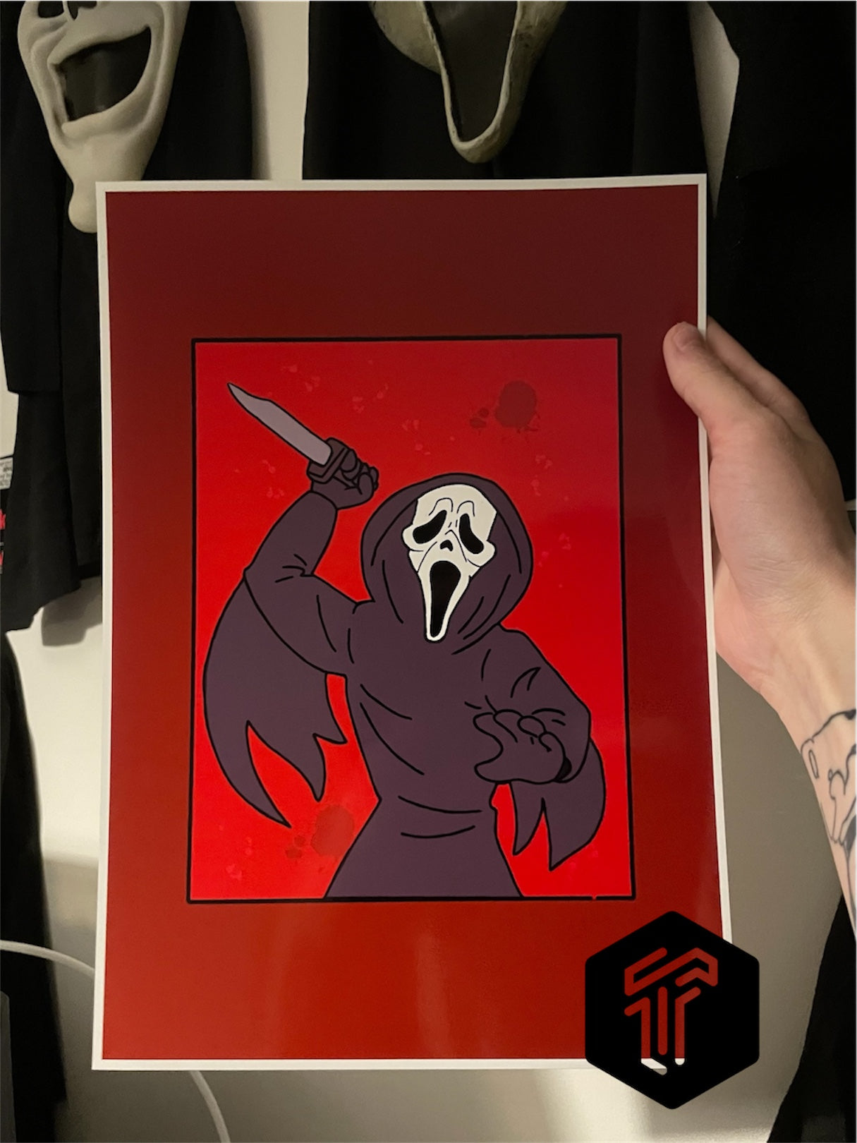 Ghostface scream Print
