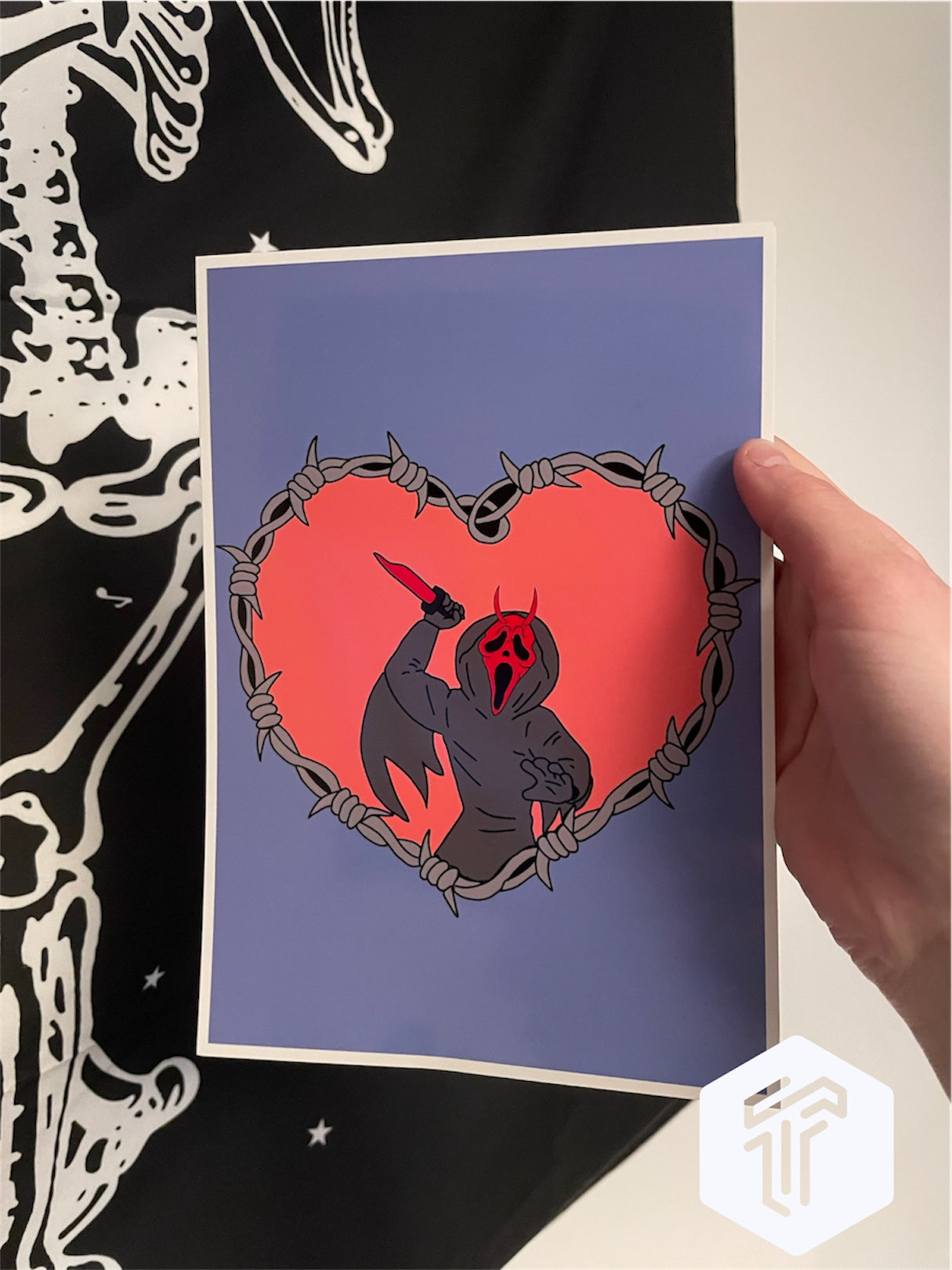 Ghostface scream Print