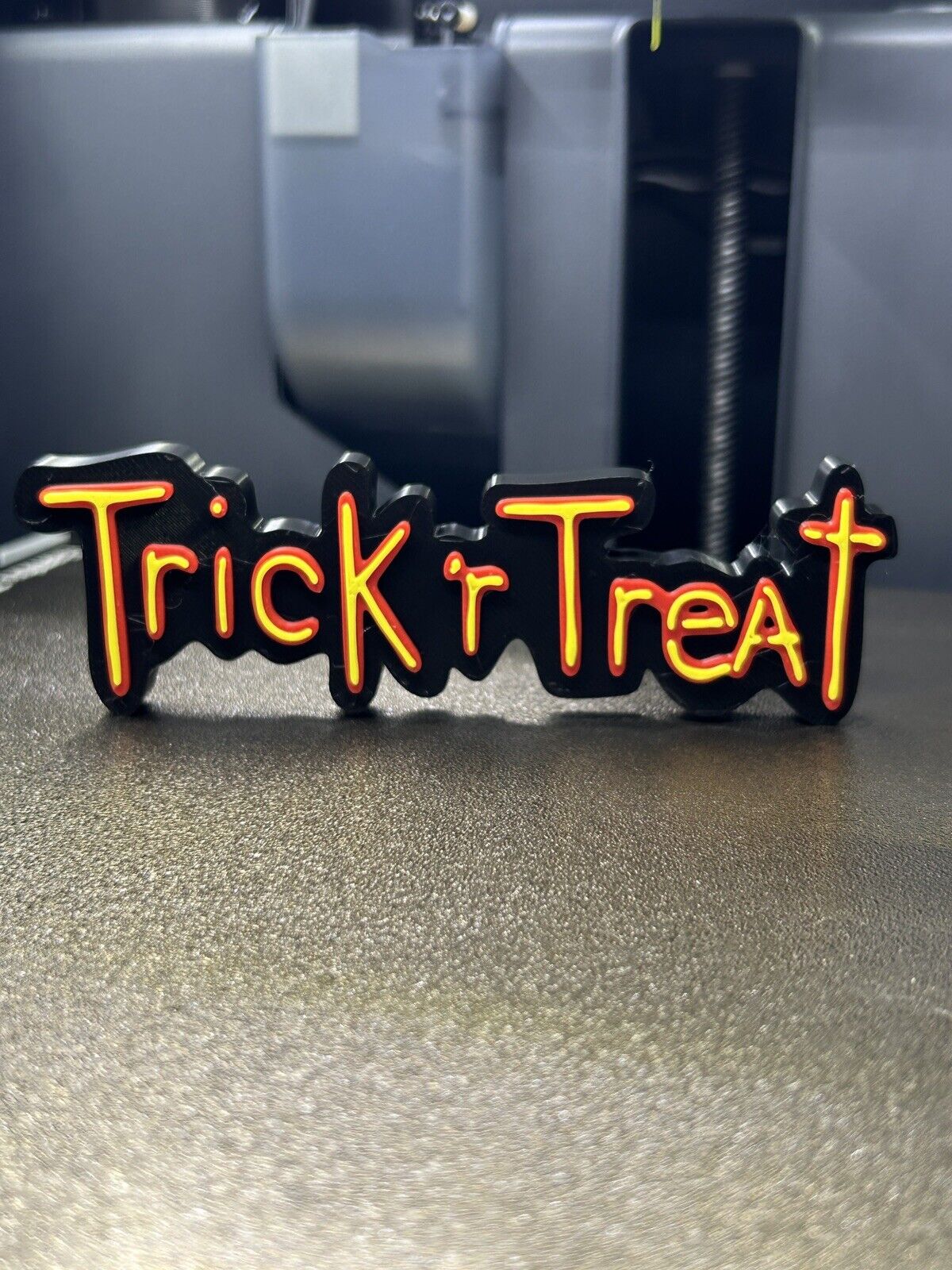 Trick 'r Treat Horror Free Standing Display Plaque, 3D Printed