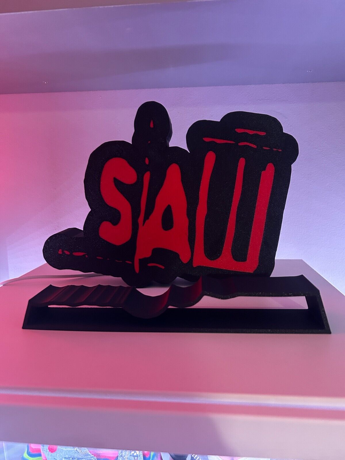 SAW Jigsaw LED Lightbox (Click On/Off)