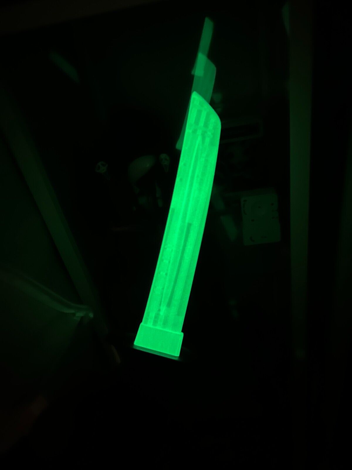 Glow In The Dark Scream Ghostface / Ghost Face Stab Prop, 3D Printed