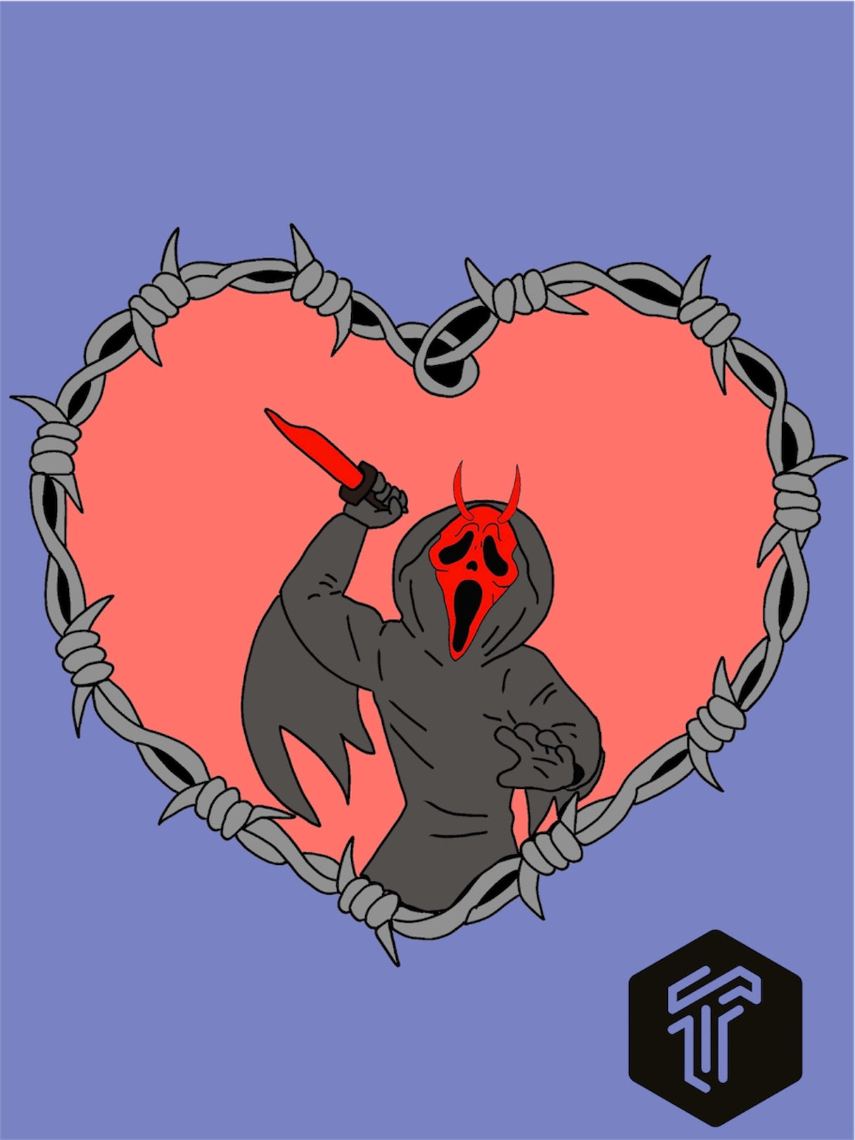 Ghostface scream Print