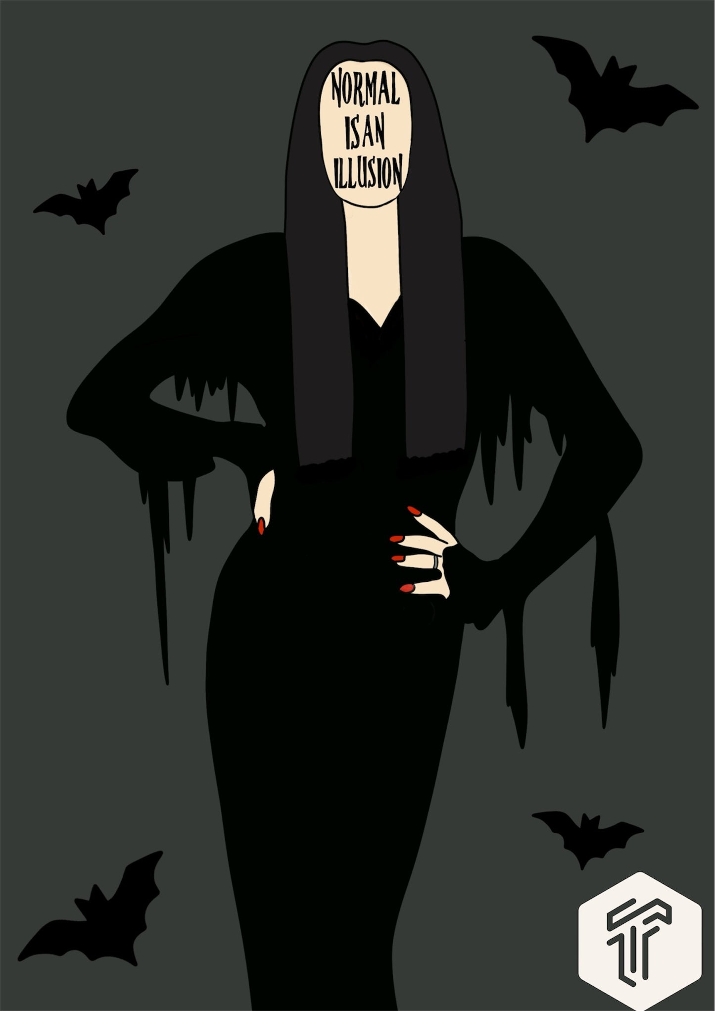 Morticia Addams Print