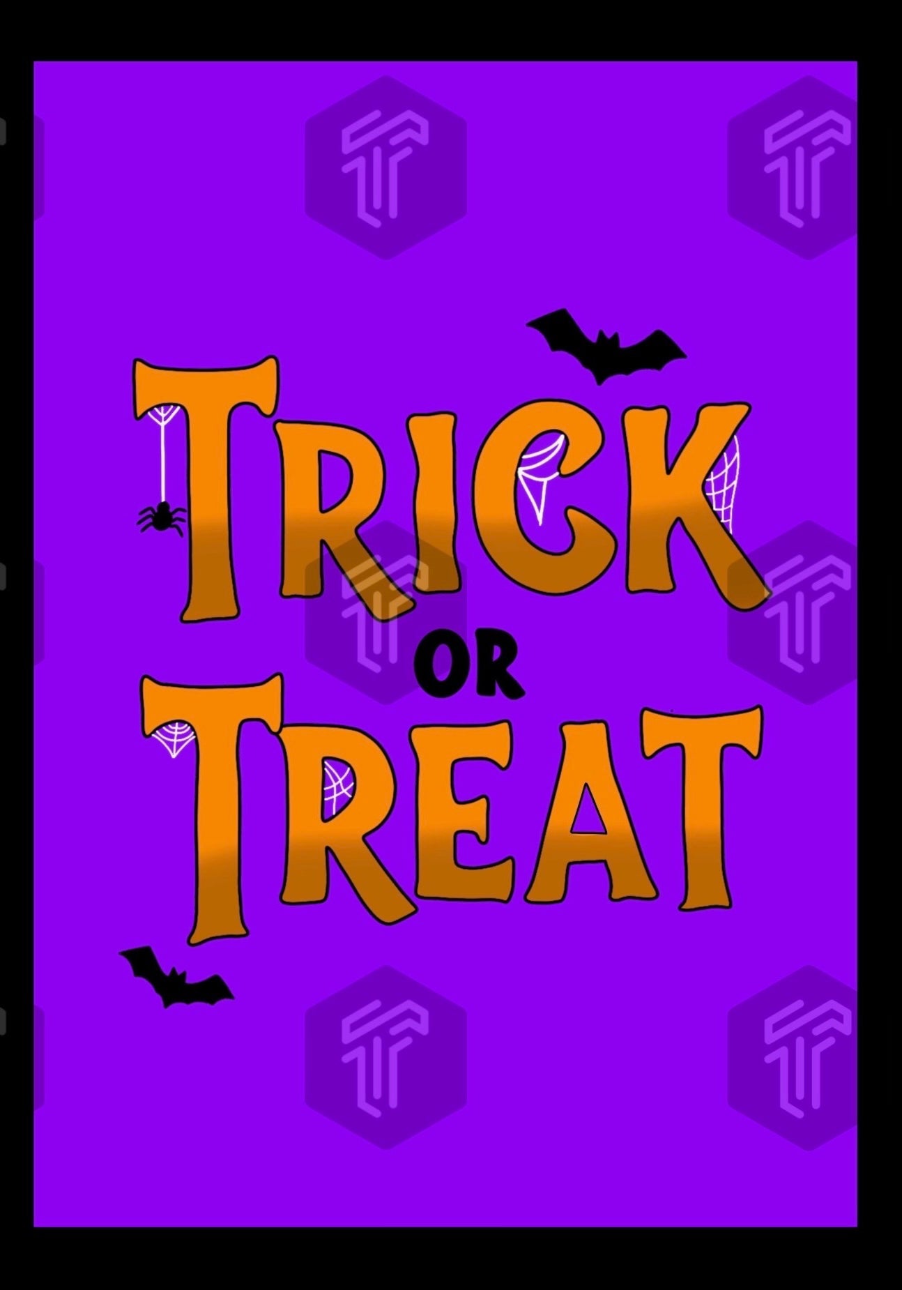 Trick Or Treat Halloween Print