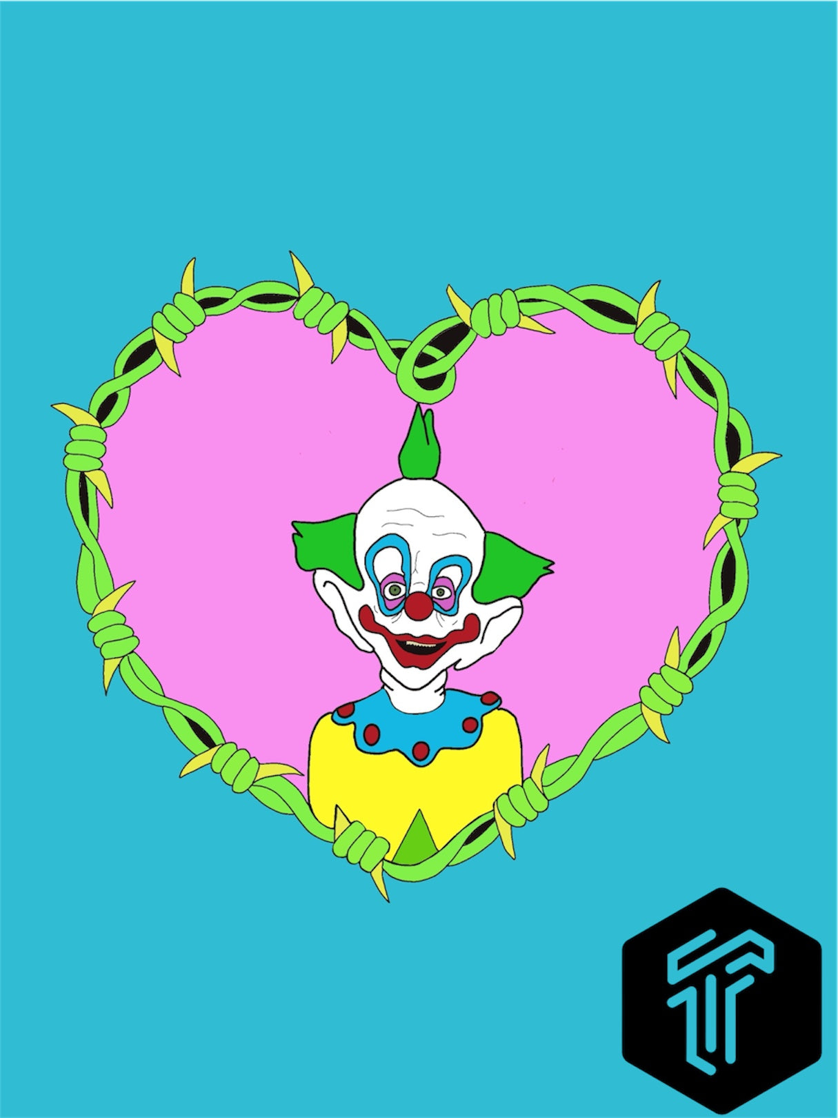 Shorty Killer Klowns Print