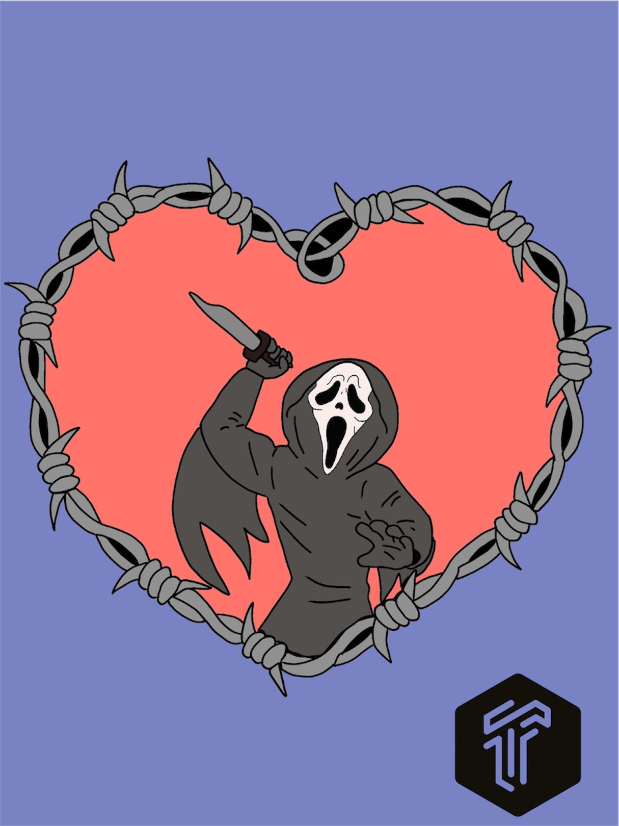 Ghostface scream Print