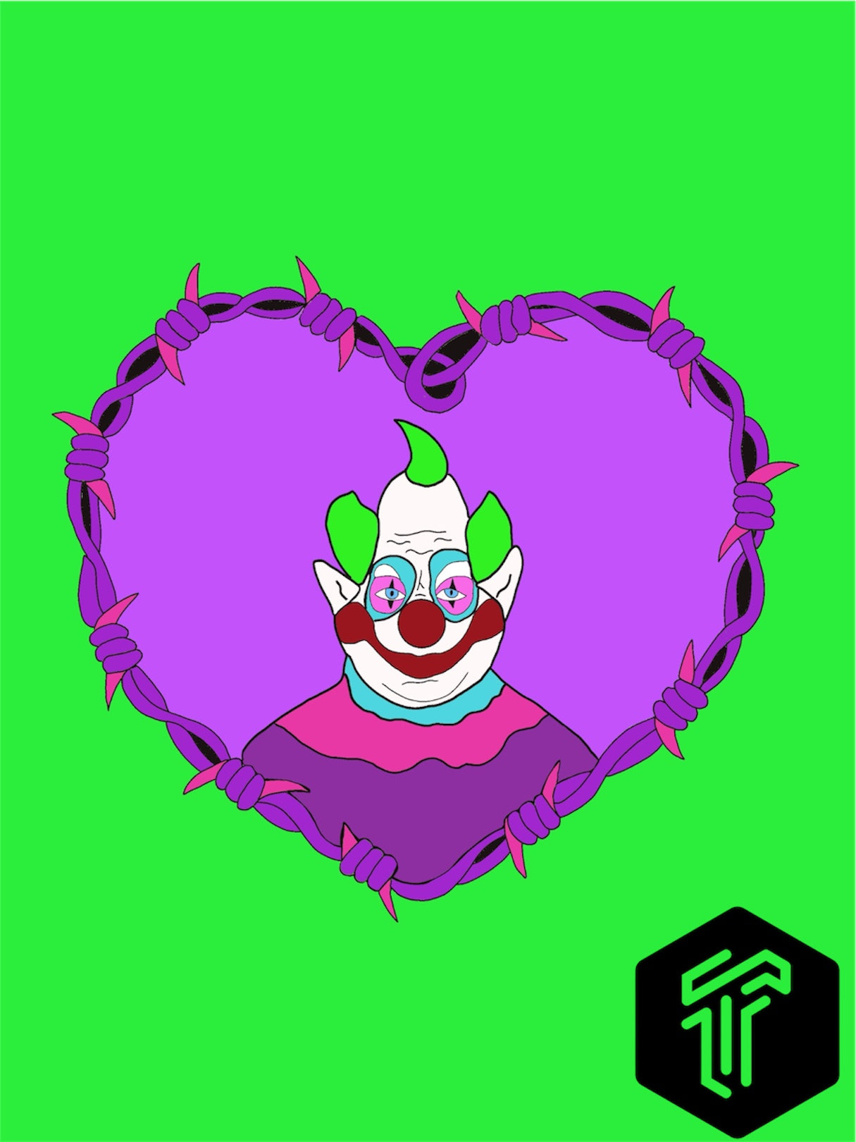 Jumbo Killer Klowns Print
