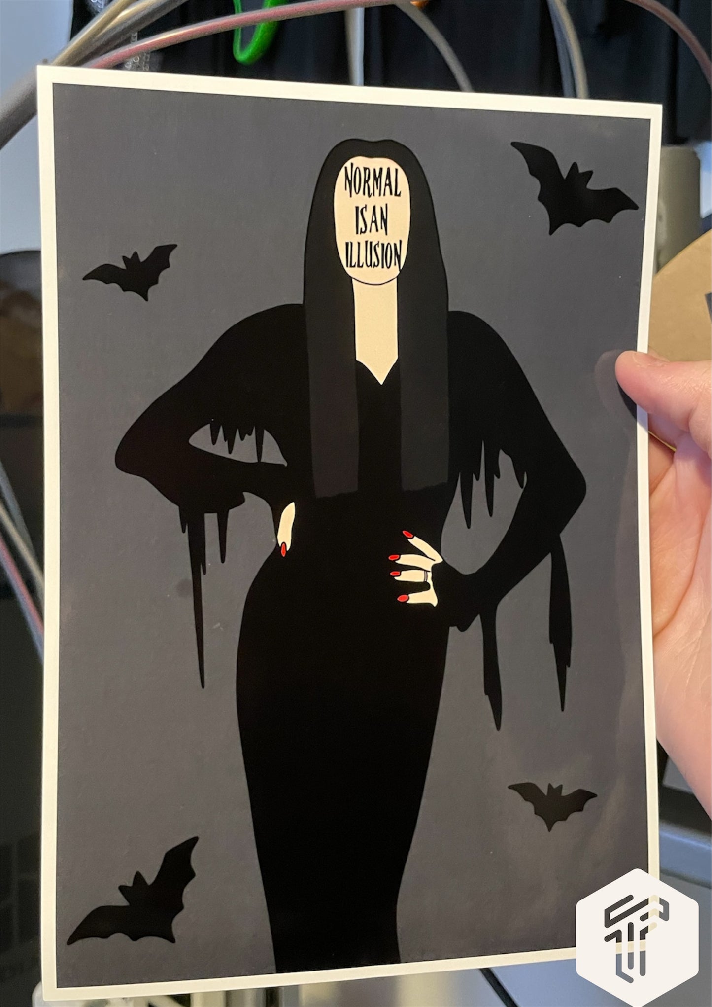 Morticia Addams Print