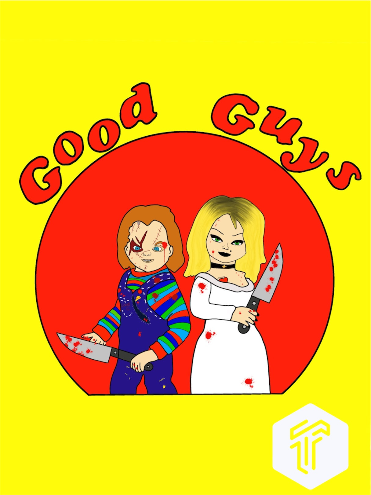 Chucky and Tiffany Print