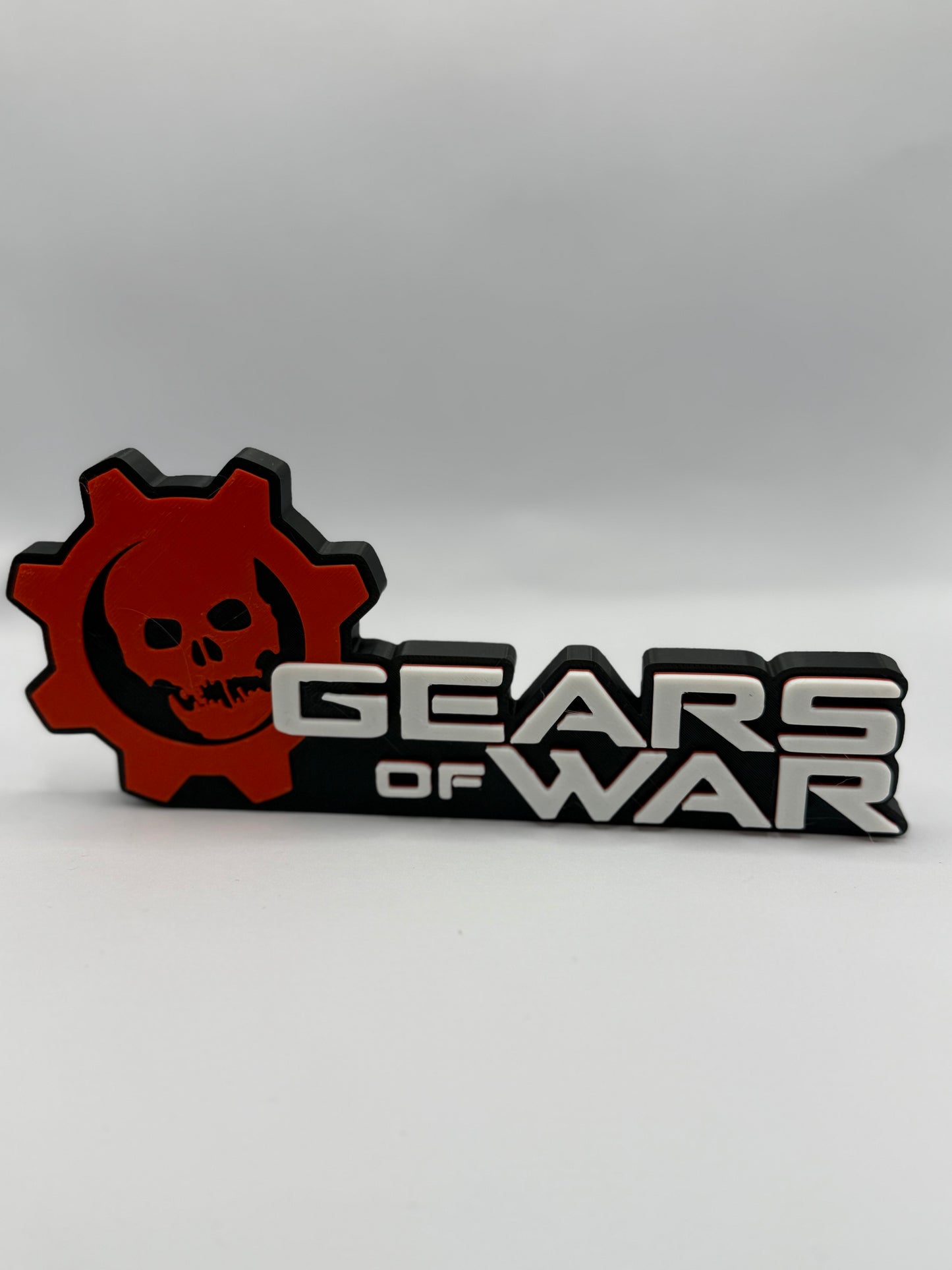 Gears Of War Freestanding Display Plaque, 3D Printed