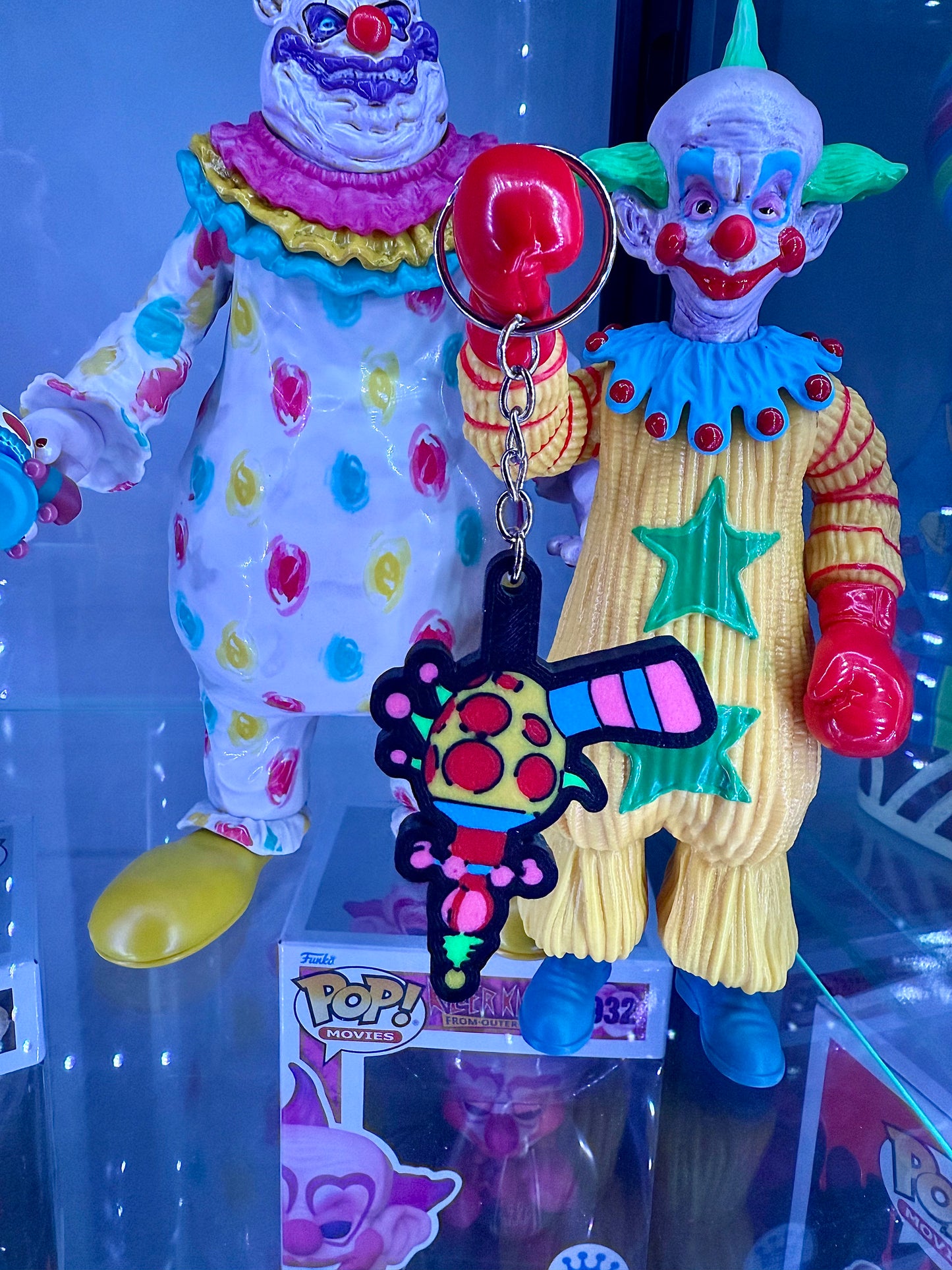 Killer Klowns From Outer Space Cotton Candy Gun Keychain