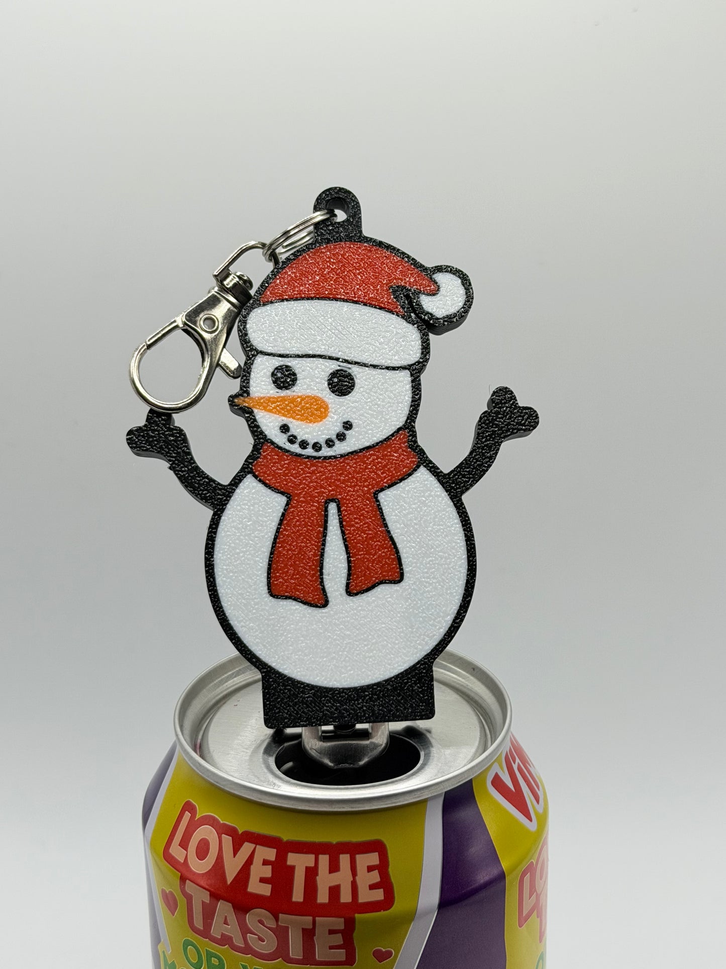 Horror Helper Christmas Snowman Soda Can Opener