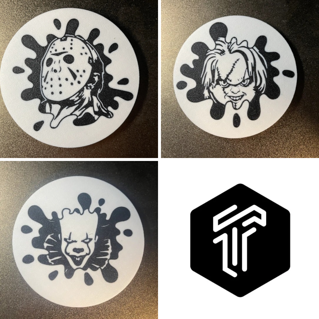 Horror Icon Splash Coasters