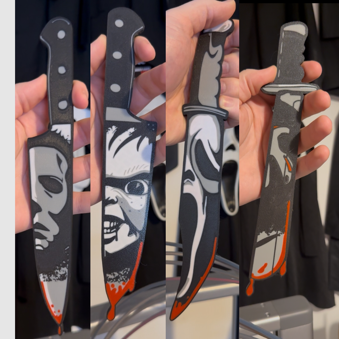 Detailed Horror Icon Knifes