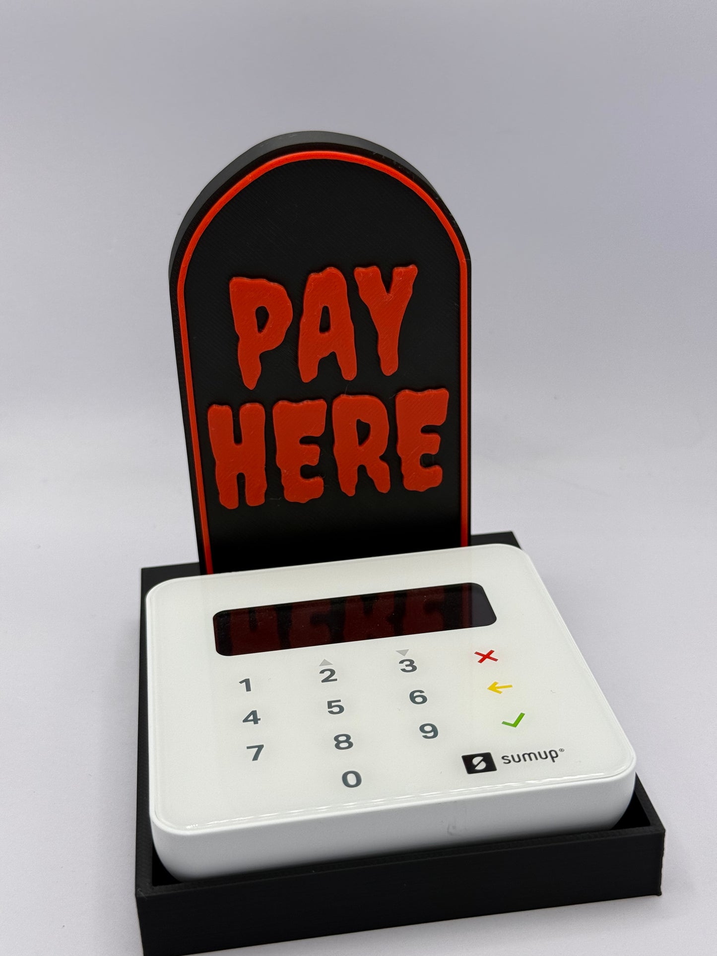 Pay Here Tombstone Sum Up Air Stand