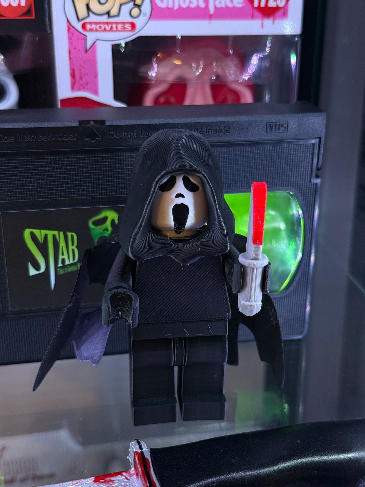 Ghostface Brick Figure