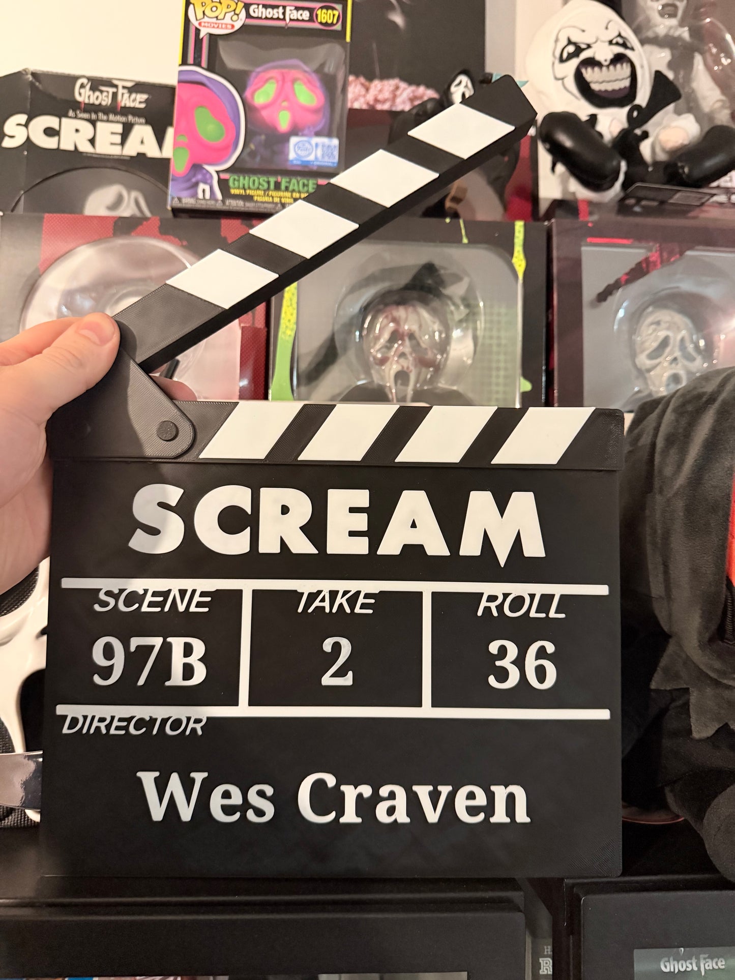 Scream Clapper Board