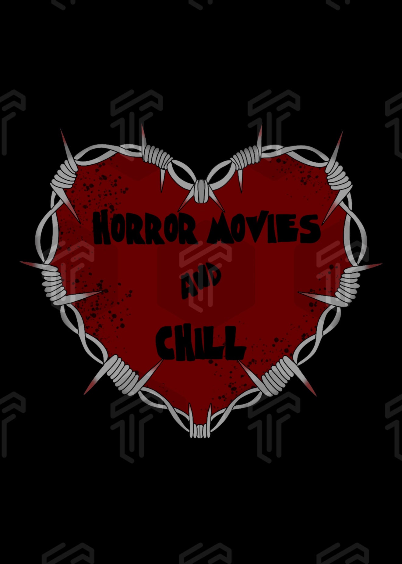 Horror Movies & Chill Print