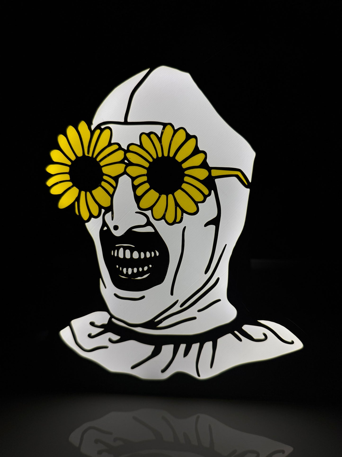 Terrifier Art The Clown With Sunglasses LED Lightbox (Touch On/Off Switch)