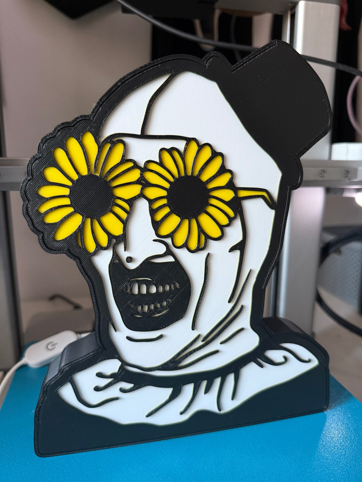 Terrifier Art The Clown With Sunglasses LED Lightbox (Touch On/Off Switch)