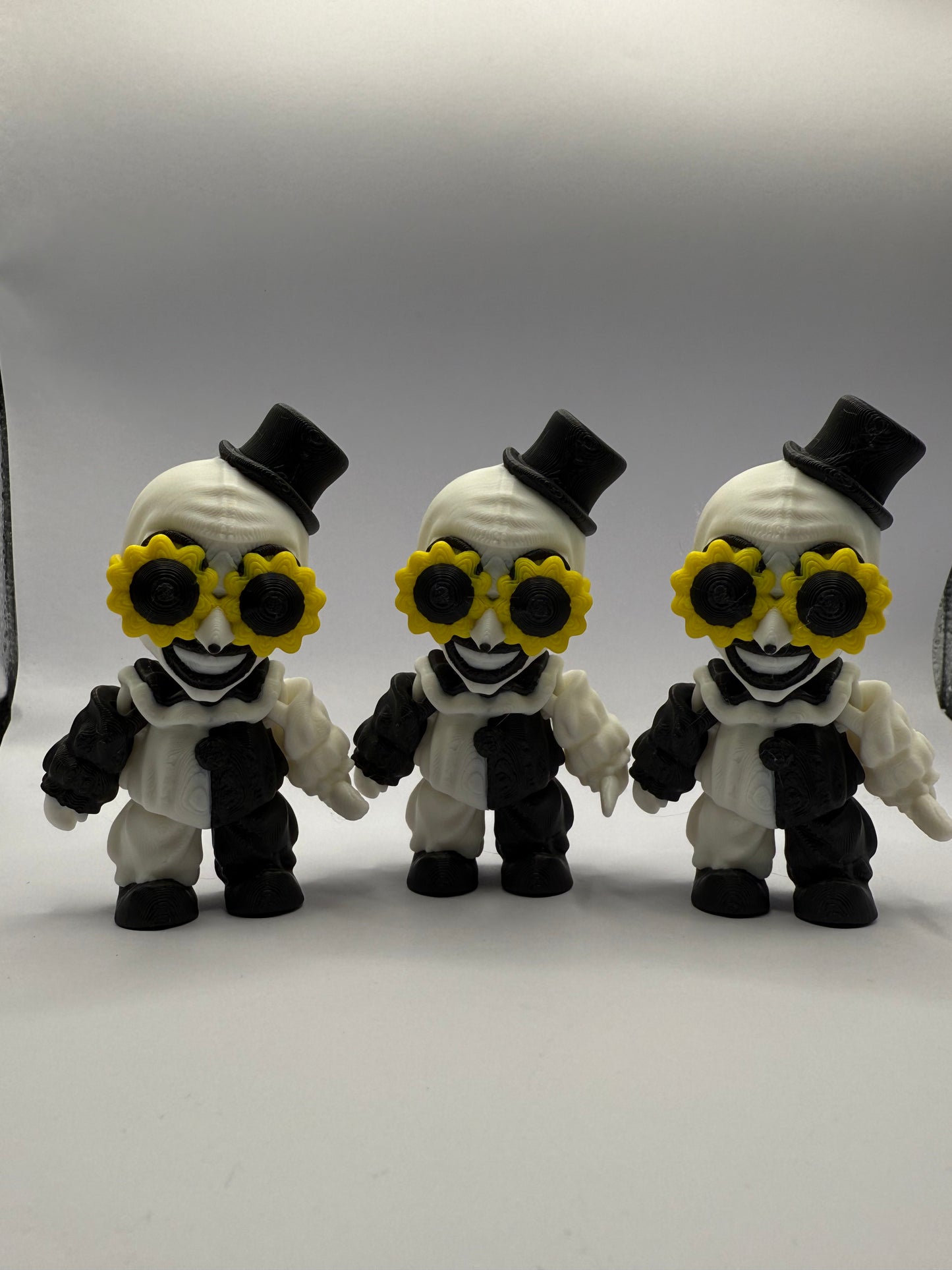 Terrifier Art The Clown With Sunglasses Mini Figure 3.4 inches