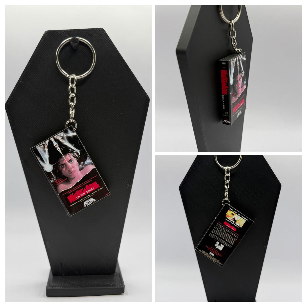 VHS Horror Keychain
