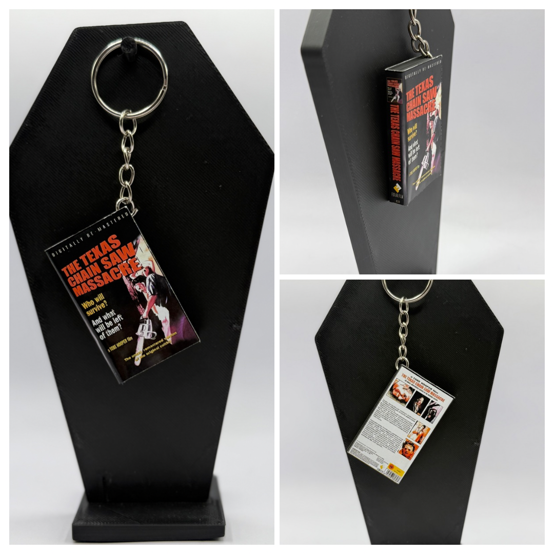 VHS Horror Keychain