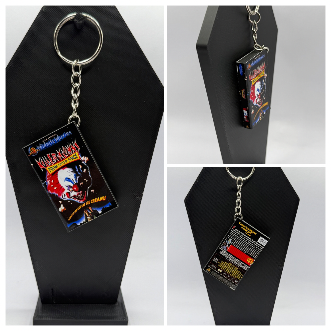 VHS Horror Keychain