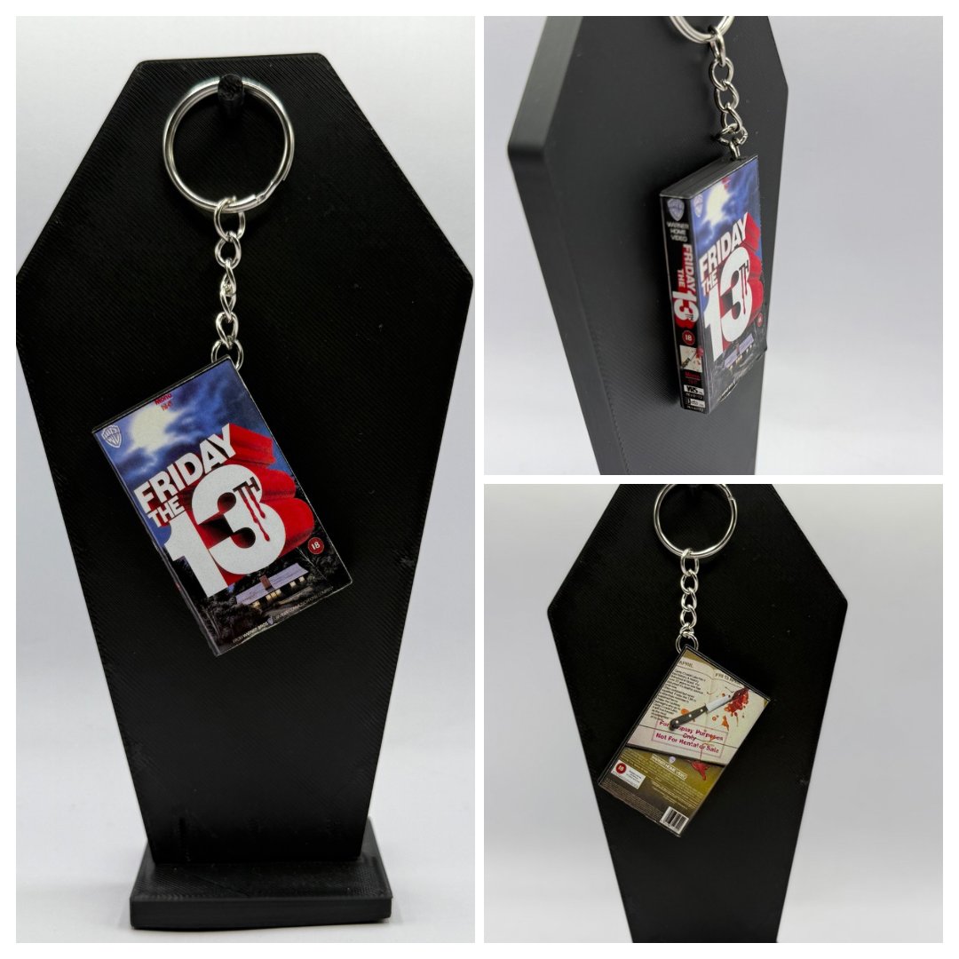 VHS Horror Keychain