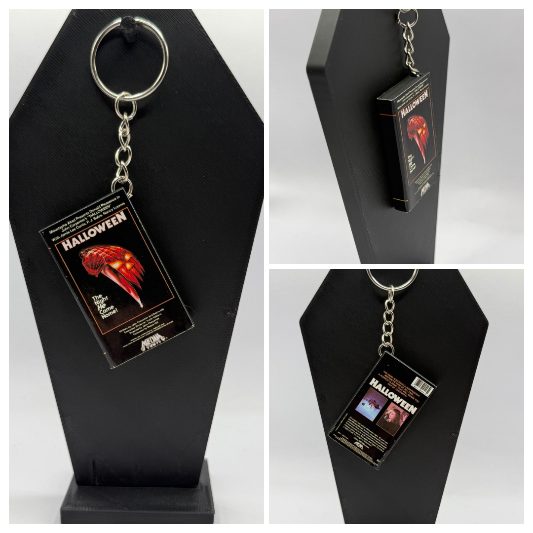 VHS Horror Keychain