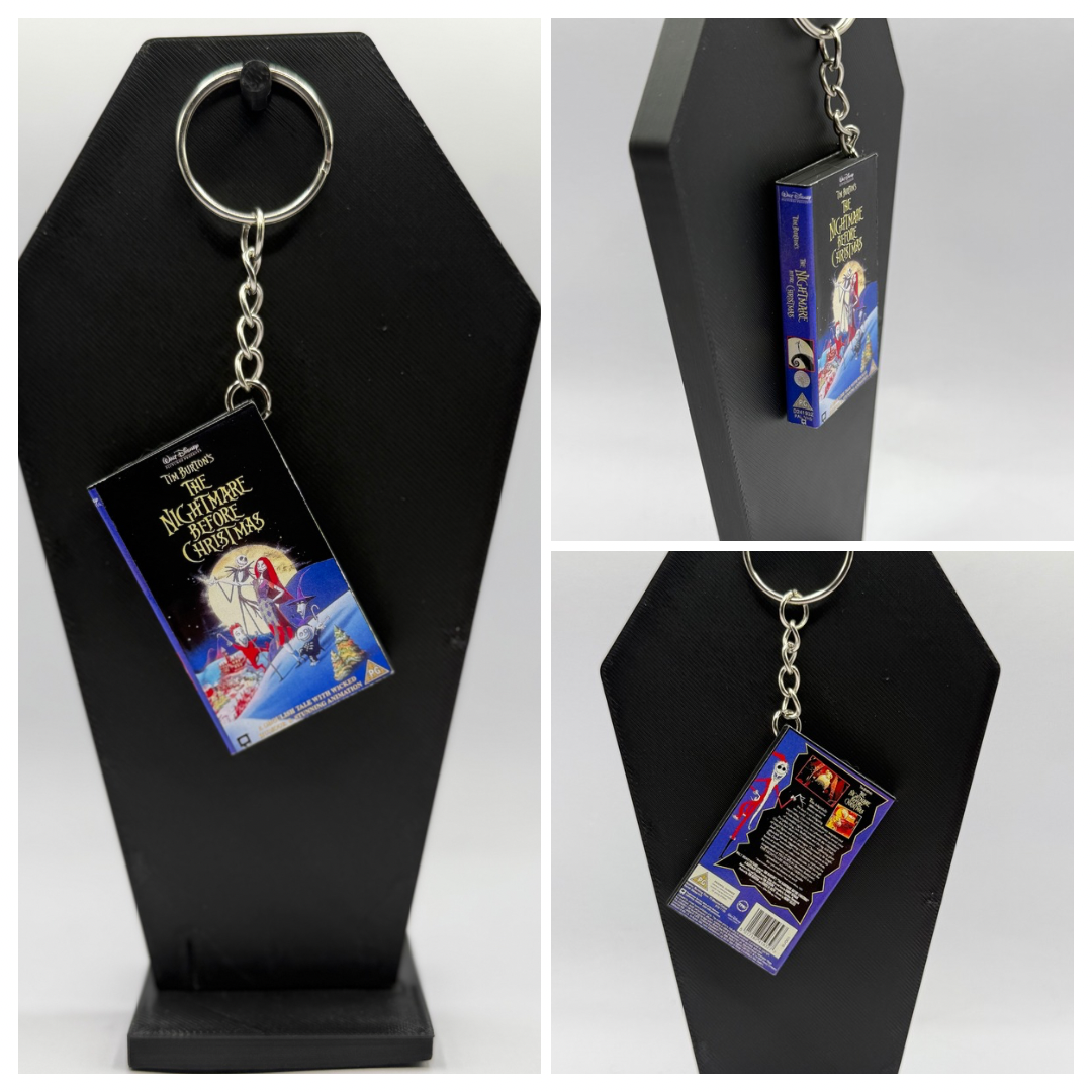 VHS Horror Keychain