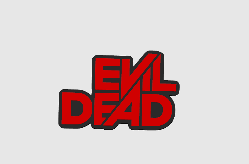 Evil Dead Horror Freestanding Display Plaque