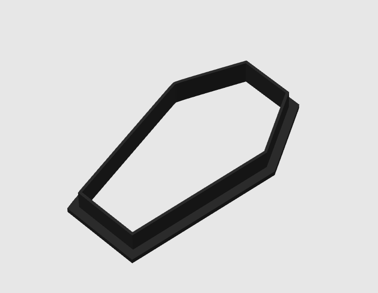 Coffin Cookie Cutter