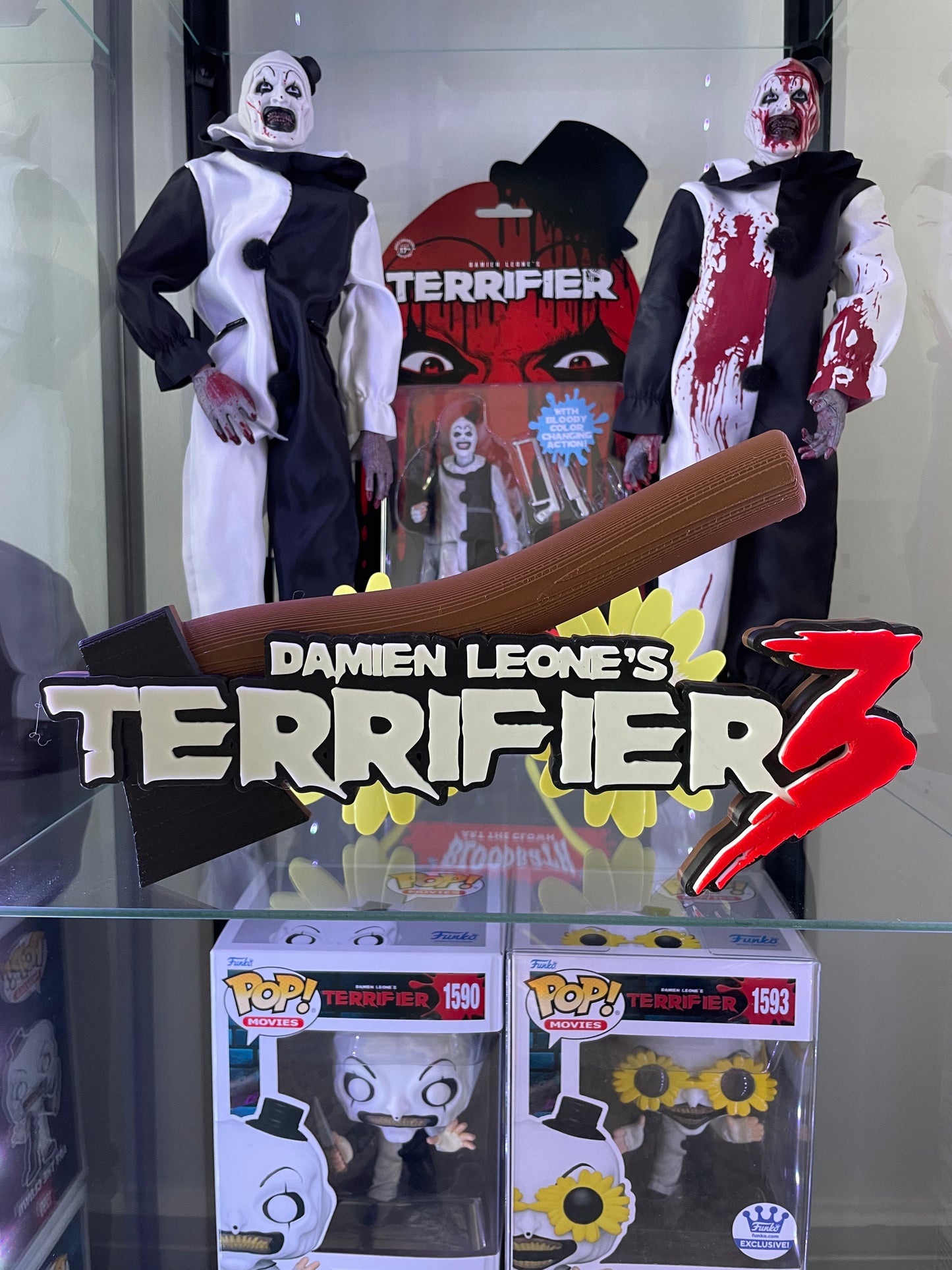 Damien Leone's Terrifier 3 Free Standing Display Plaque, 3D Printed