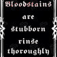Blood Stains Print