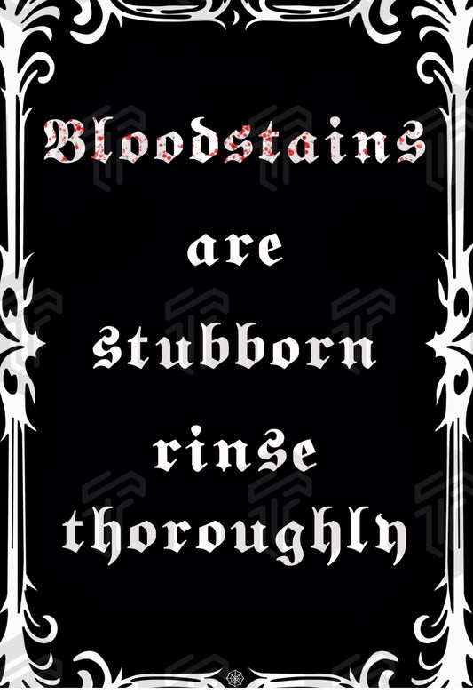 Blood Stains Print
