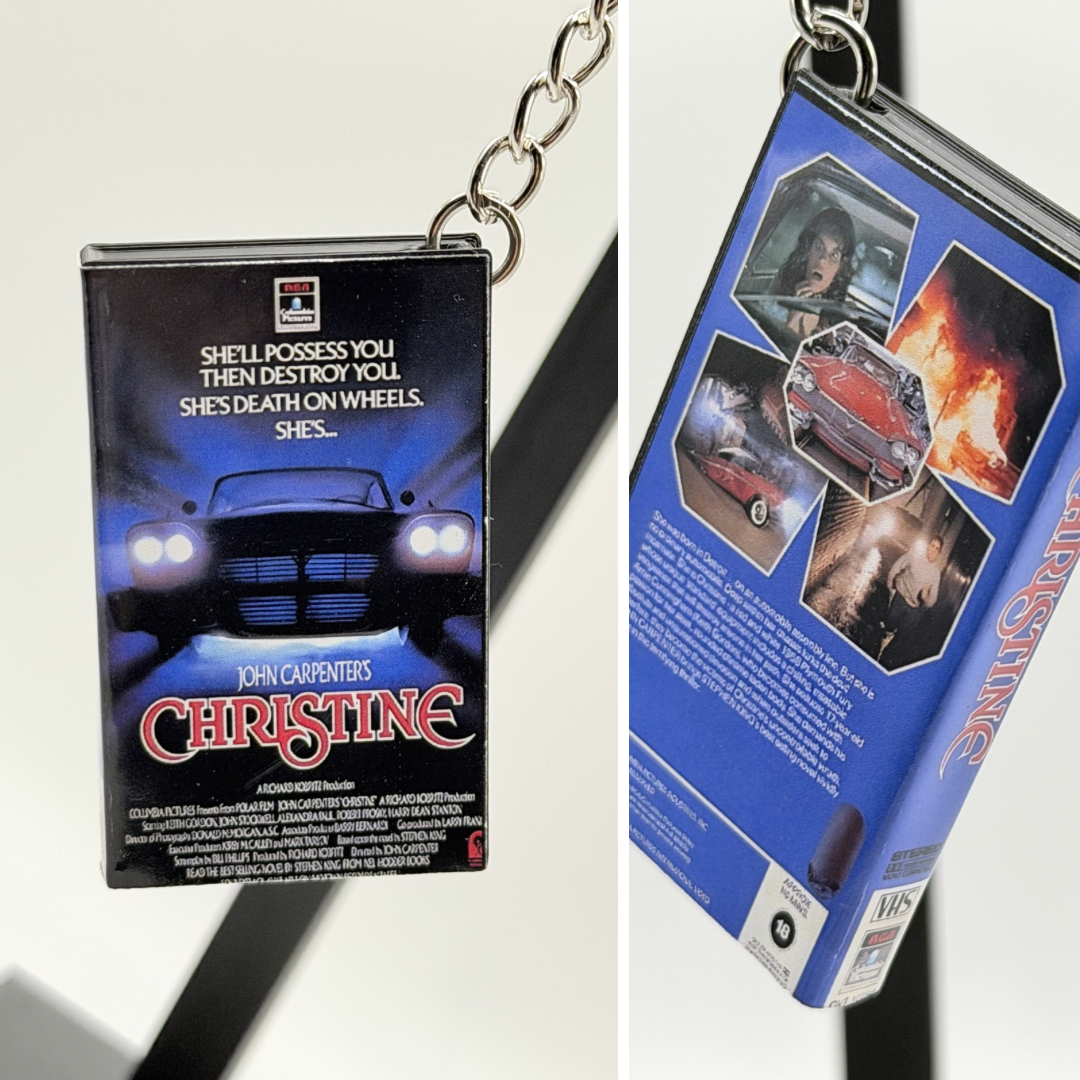 VHS Horror Keychain