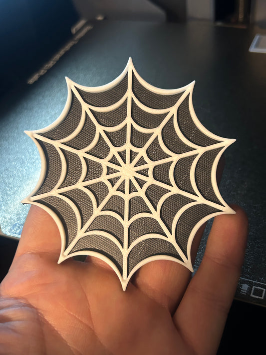 Spider Web, 3D Printed Hot / Cold Drinks Coaster