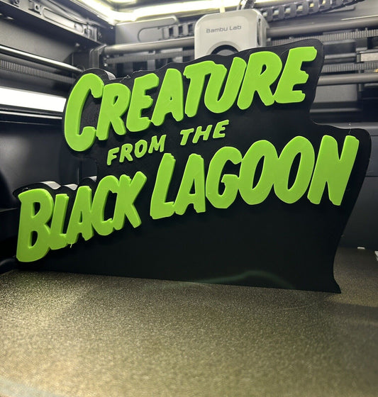 Creature From The Black Lagoon Horror Freestanding Display Plaque