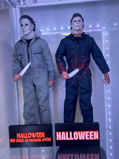 Halloween 1:6 Scale Figure Display Cabinet Plaque