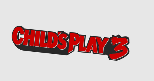 Child's Play 3 Horror Freestanding Display Plaque, 3D Printed