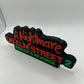 A Nightmare on Elm Street Part 2: Freddy's Revenge Display Plaque, 3D Printed