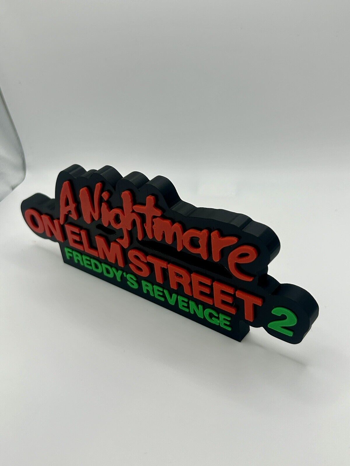 A Nightmare on Elm Street Part 2: Freddy's Revenge Display Plaque, 3D Printed