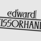 Edward Scissorhand  Freestanding Display Plaque