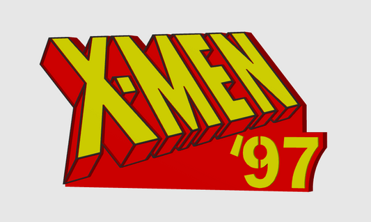 X-MEN 97 Marvel Freestanding Display Plaque, 3D Printed