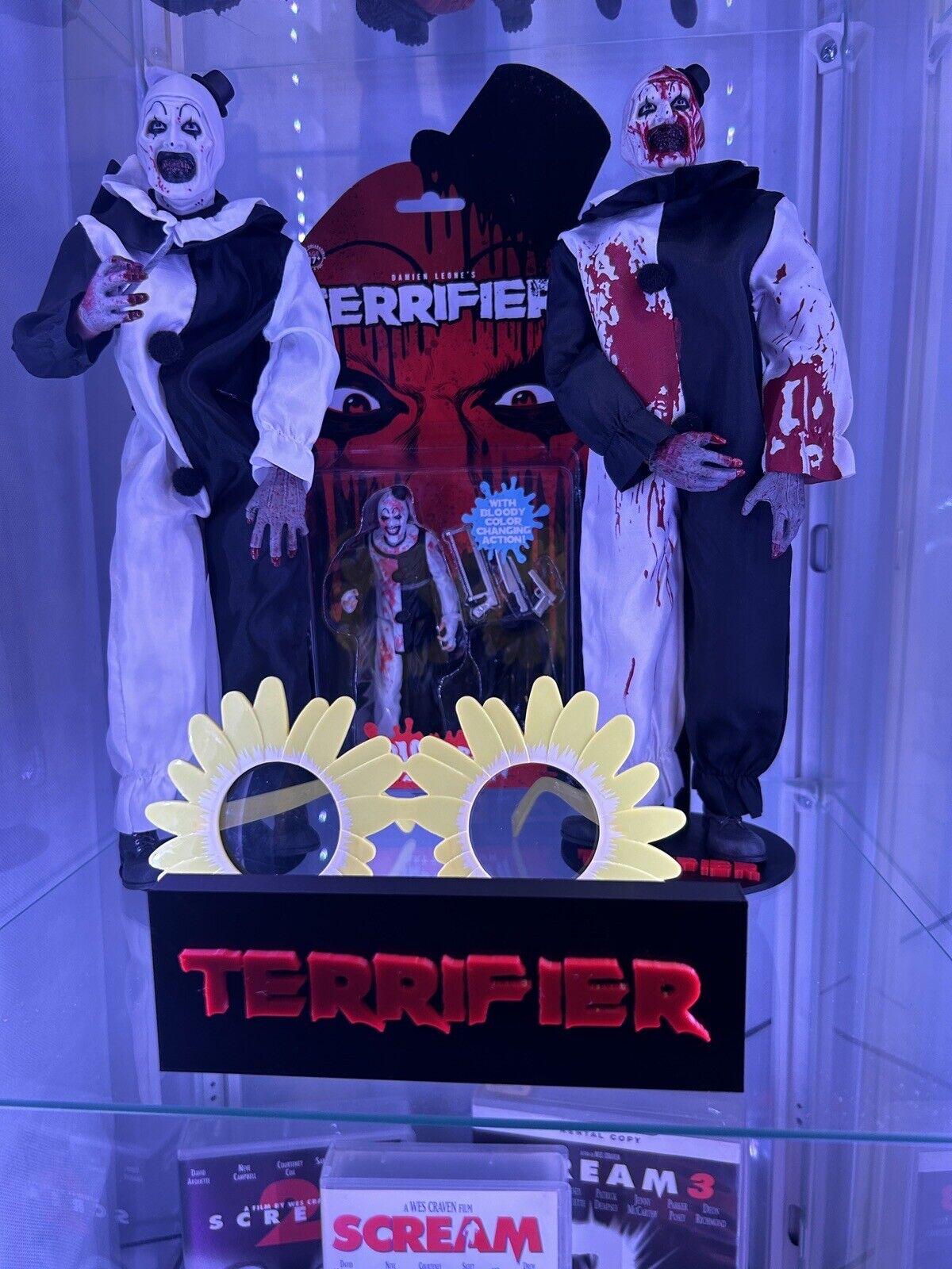 Terrifier & Art The Clown Horror Display Plaque, 3D Printed Logo