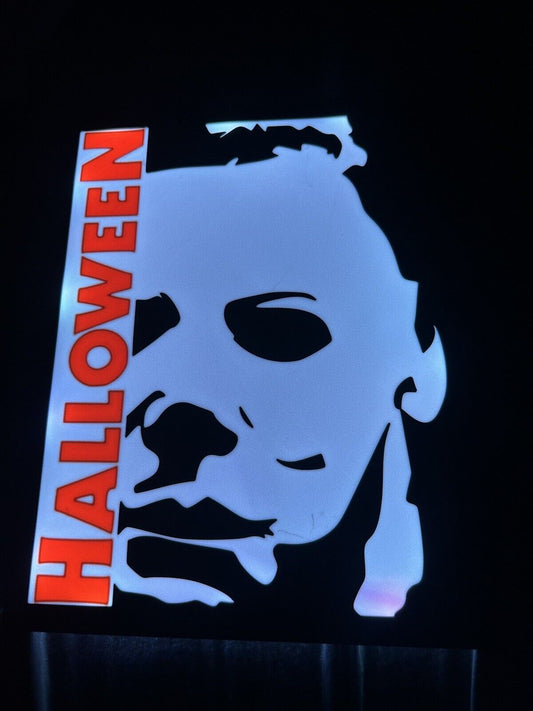 Halloween Micheal Myers LED Lightbox (Click On/Off)