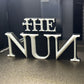 The Nun Horror Freestanding Display Plaque, 3D Printed