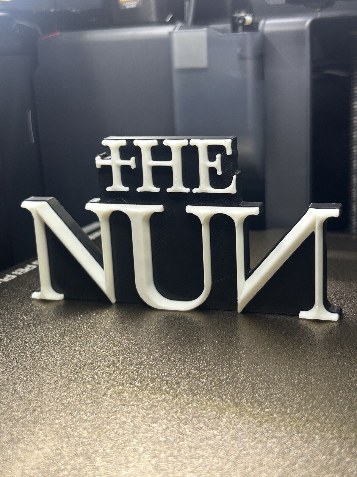 The Nun Horror Freestanding Display Plaque, 3D Printed